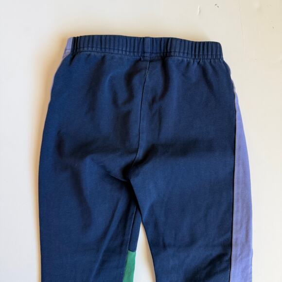 Hanna Andersson Colorblock Leggings Navy Girls 100cm US 4 - Picture 7 of 7